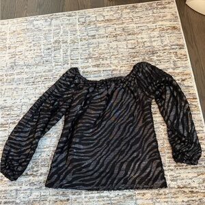 Chic Black Top/Blouse by White House Black Market
